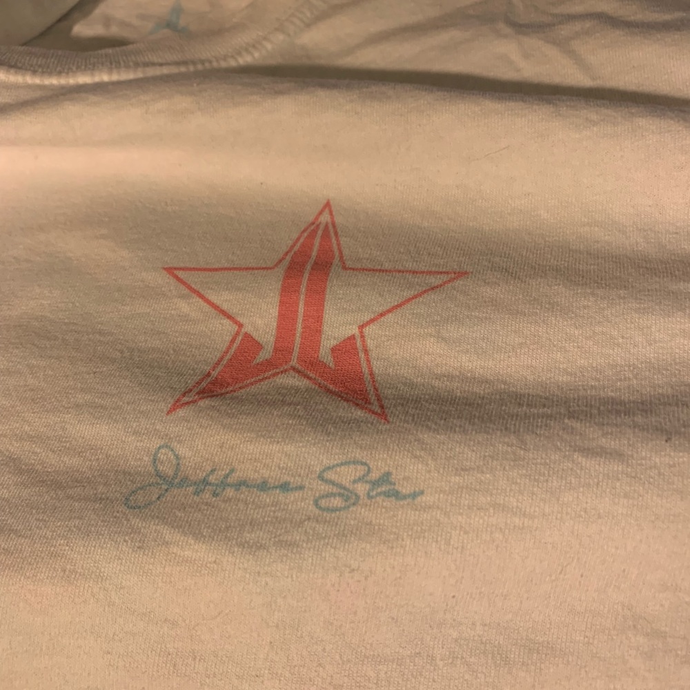 Jeffree Star long sleeved snowflake Tshirt.